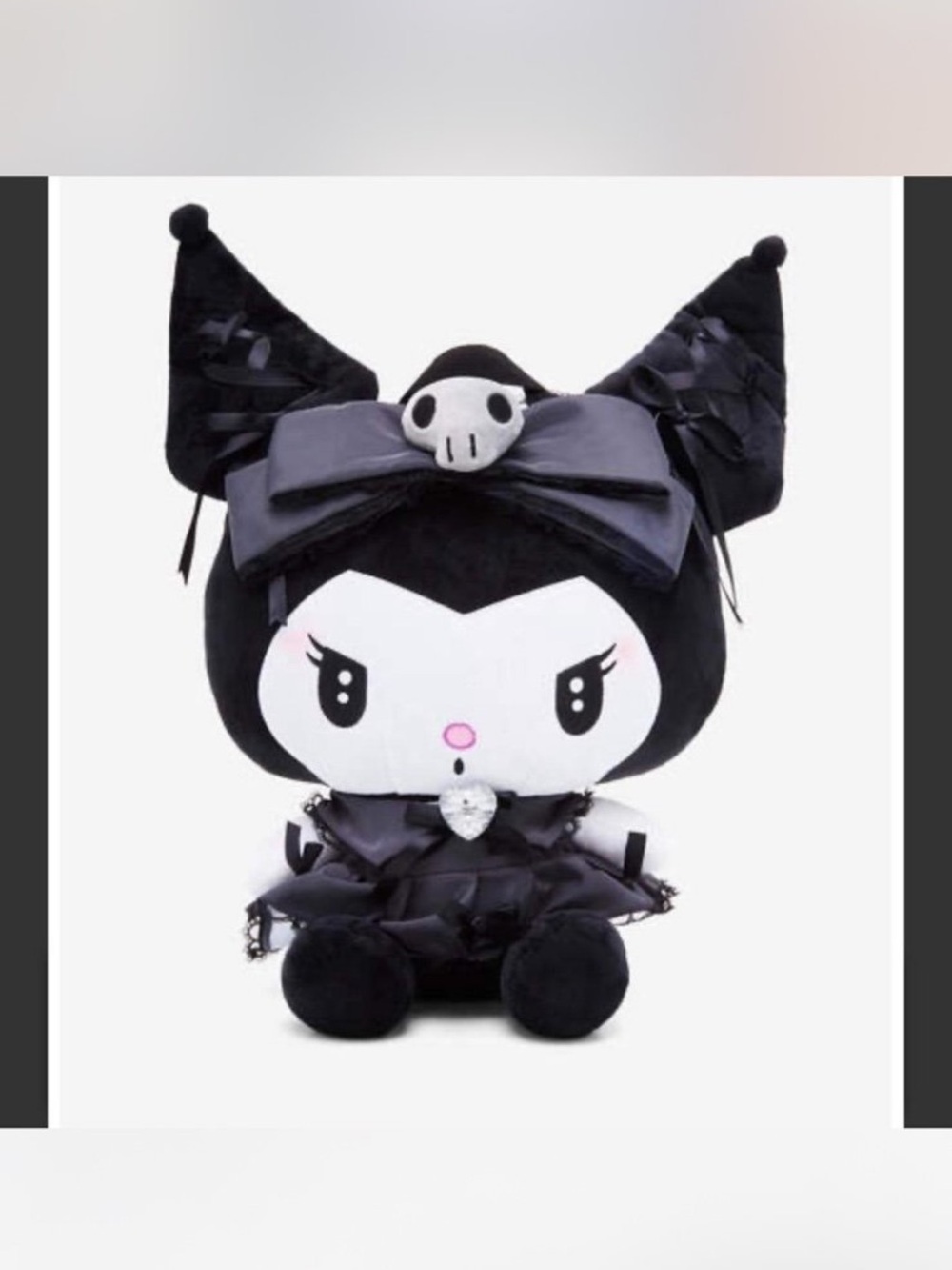 Kuromi Lolita Stuffy Backpack